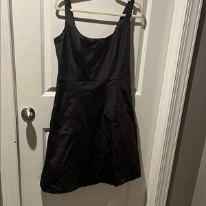 Ann Taylor Chocolate Brown Silk Dress